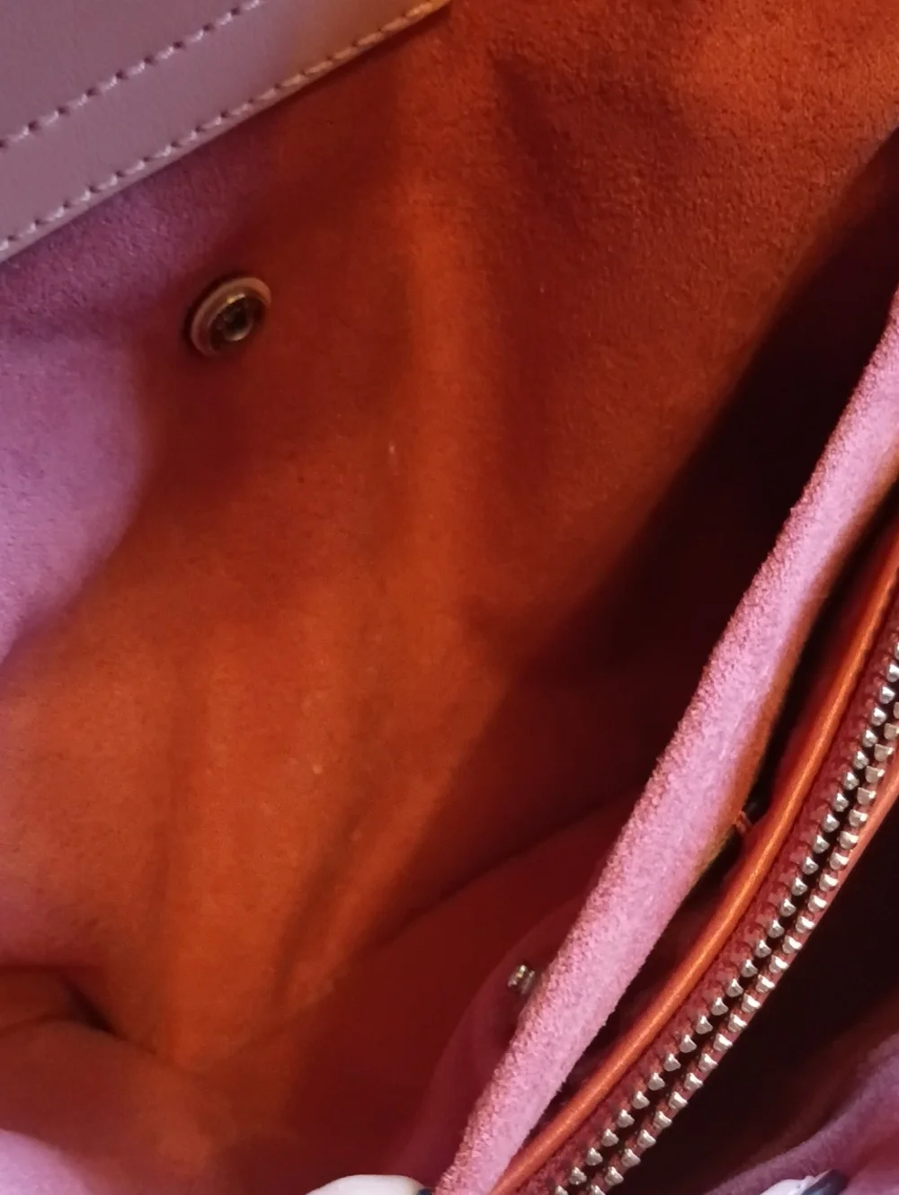 Coach Margo Pink Rose Print Carryall leather Satchel